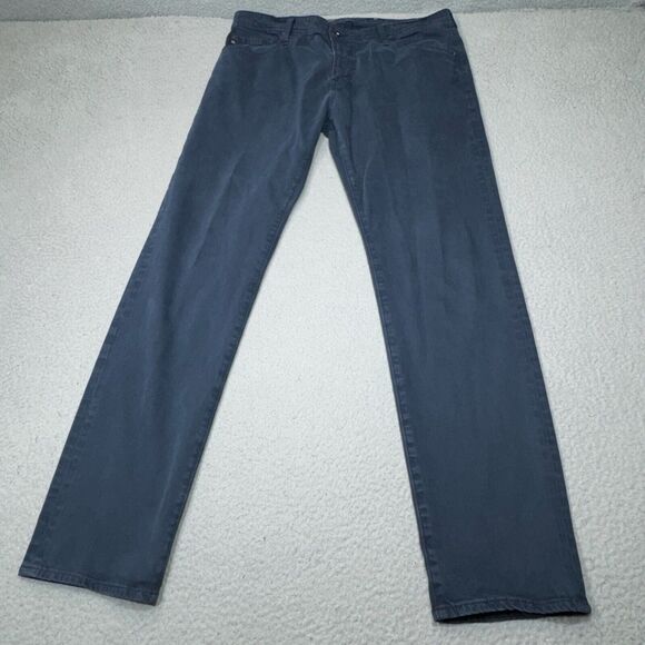 AG Adriano Goldschmied Pant Men 38x34 Blue Tellis Chino Modern Slim 5 Pocket - Picture 1 of 16